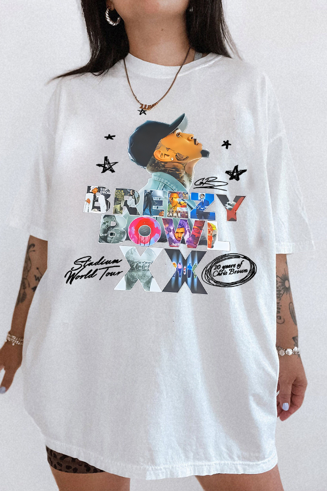 Breezy  Chrisbrown Special in 20th Anniversary Women T-shirts