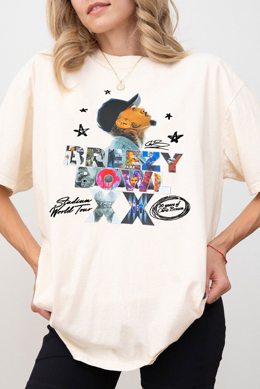 Breezy  Chrisbrown Special in 20th Anniversary Women T-shirts