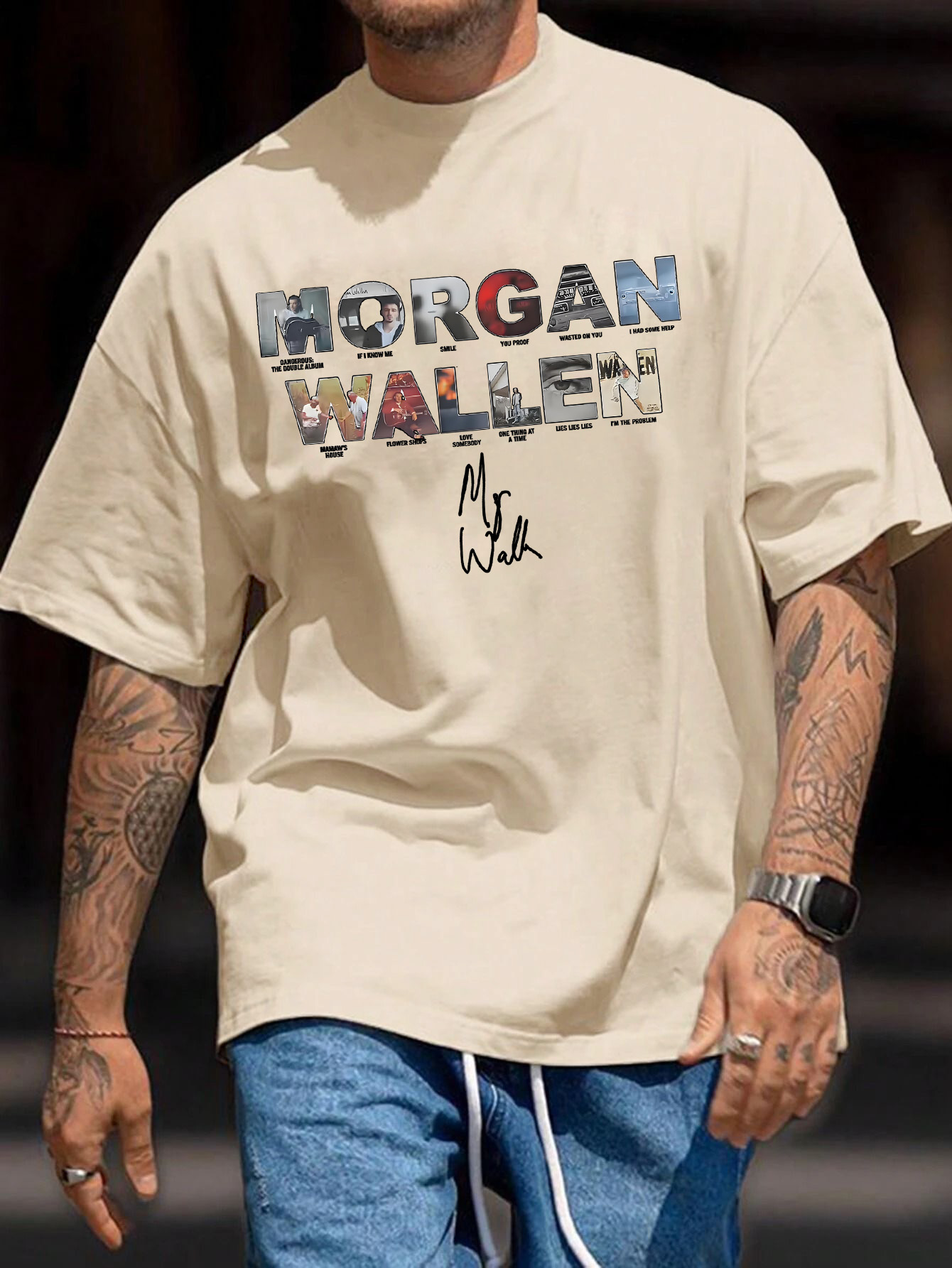 Morgan Ablum Tee  For men