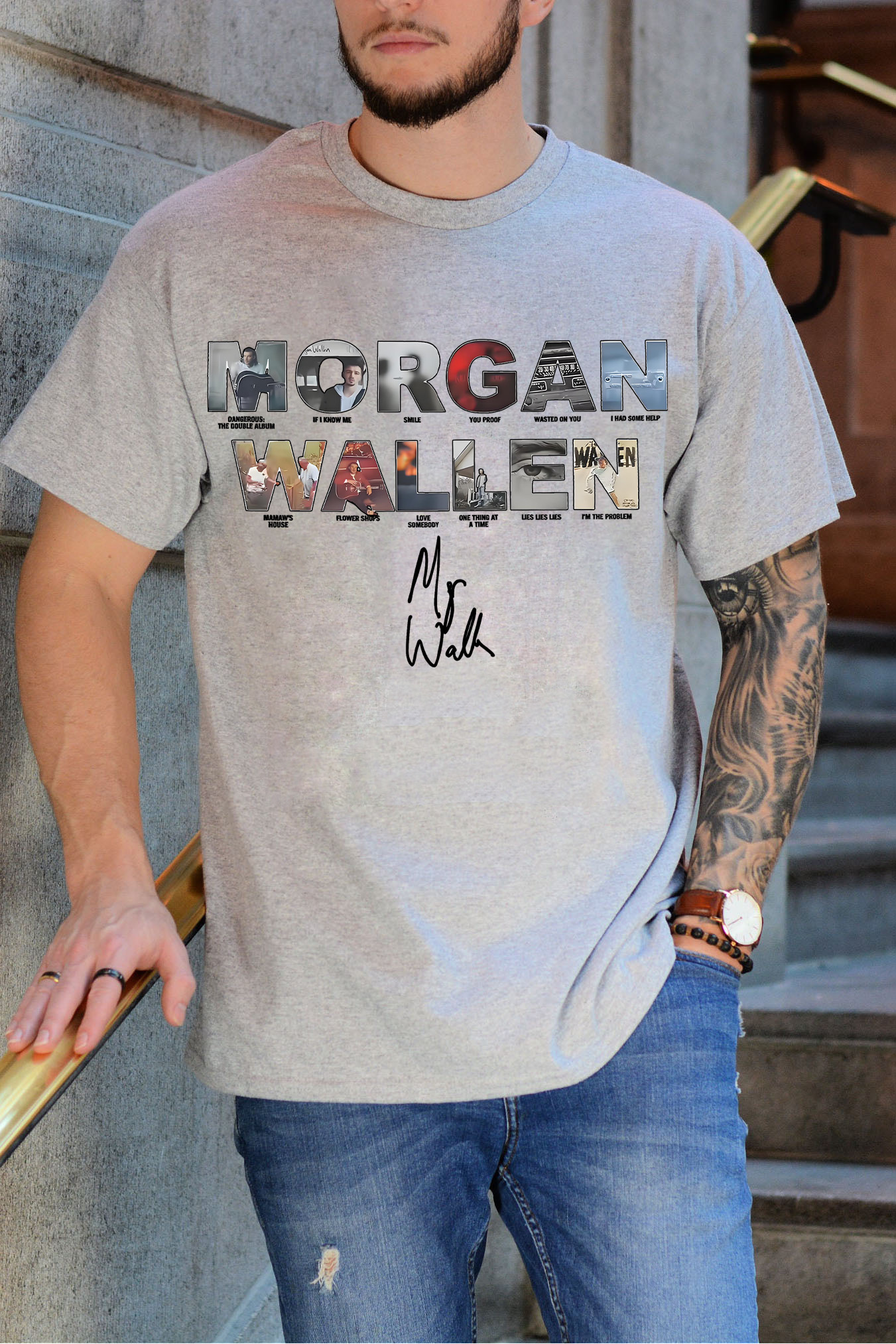 Morgan Ablum Tee  For men