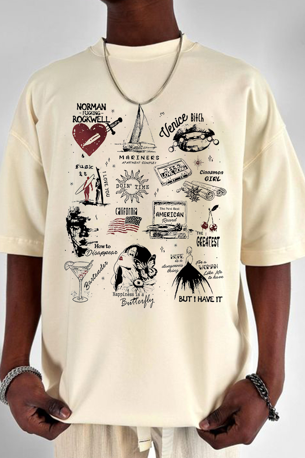 Lana Del Rey NFR album Versions T-shirt
