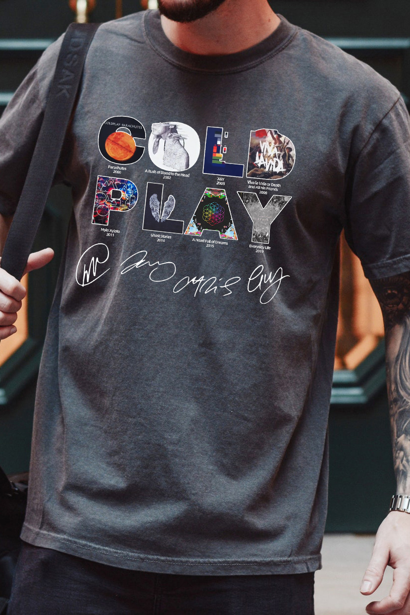 Coldplay shirt for men