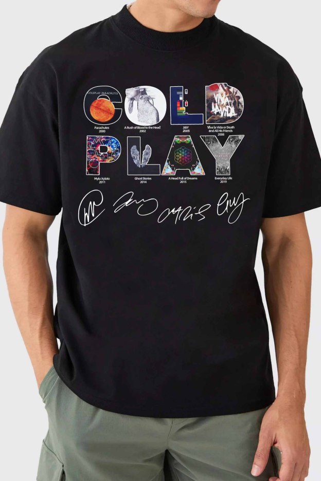 Coldplay shirt for men