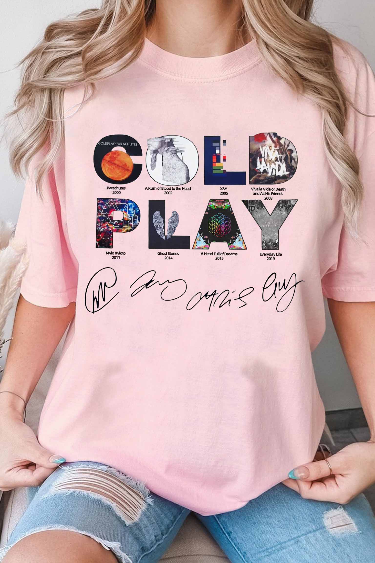 Coldplay shirt for Women
