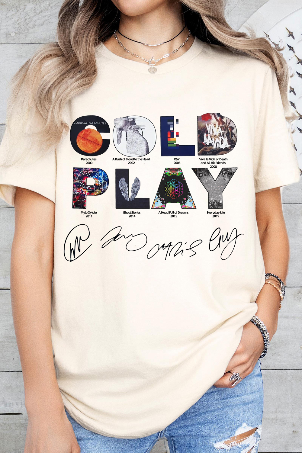 Coldplay shirt for Women