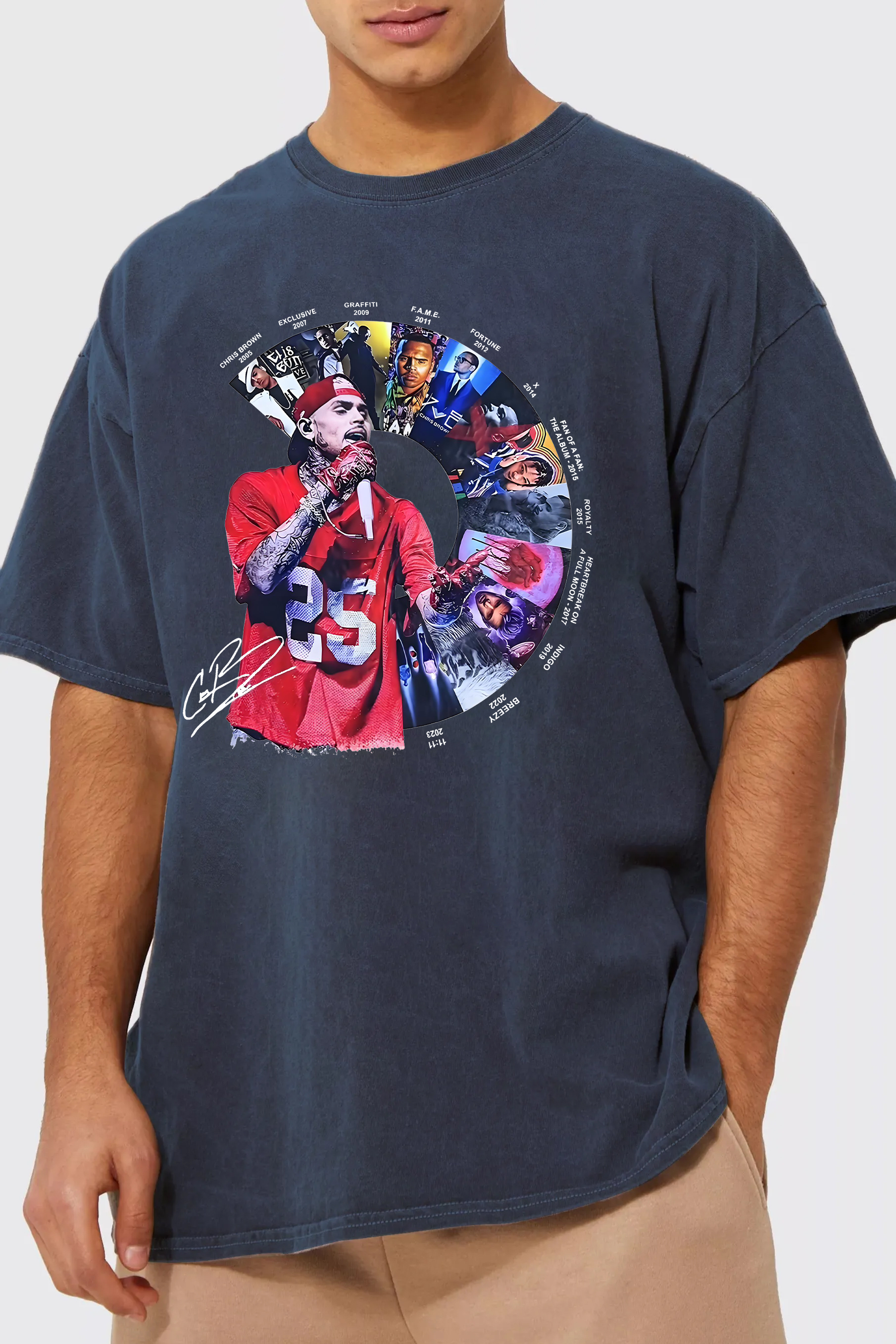 cb printed Tee For Men