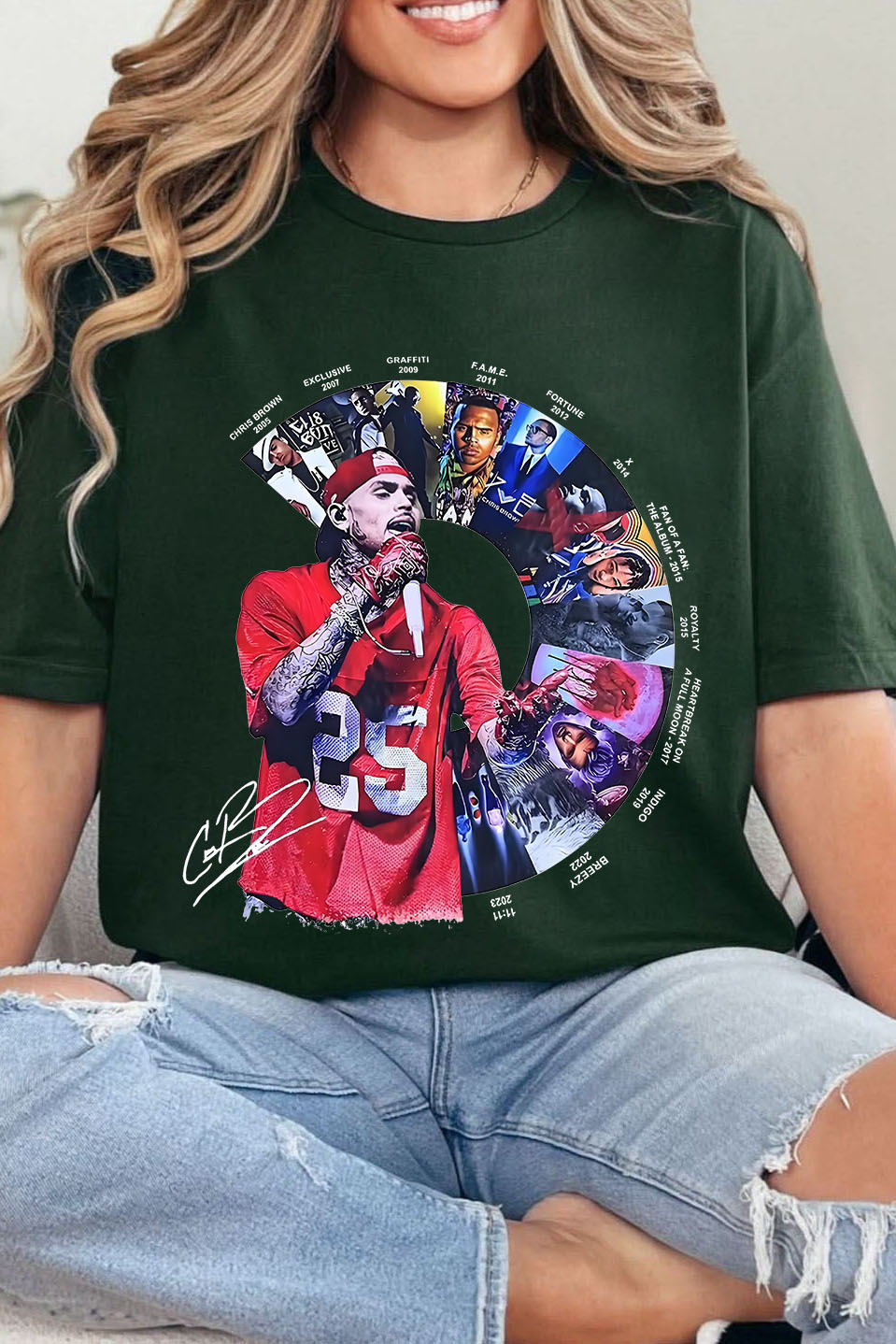 cb printed Tee For WoMen