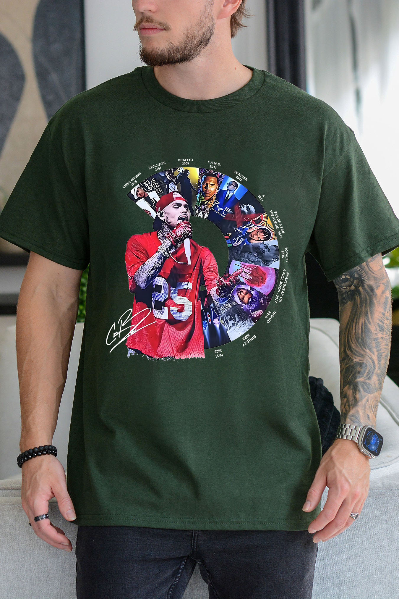 cb printed Tee For Men