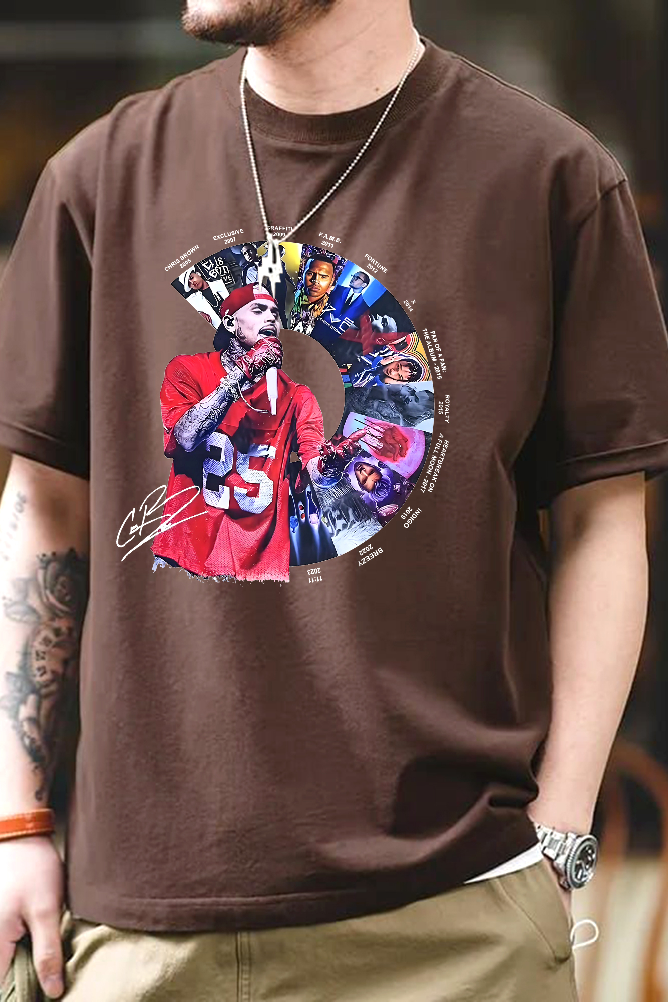 cb printed Tee For Men