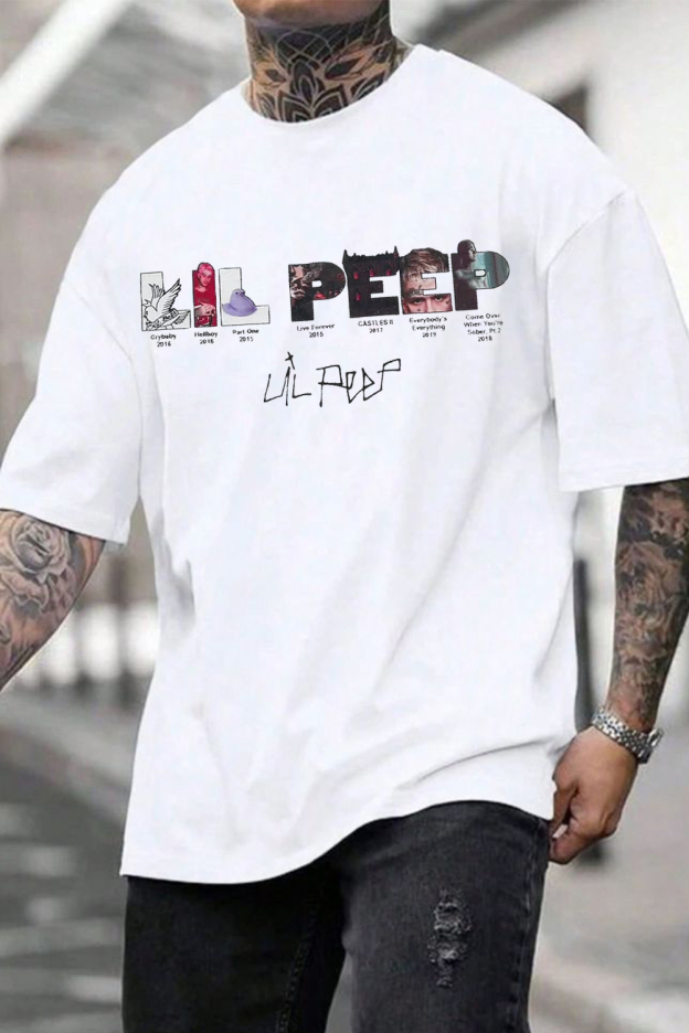 lilpeep short sleeve t-shirt