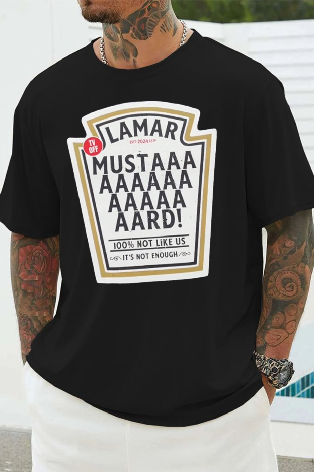 mustard men's t-shirt