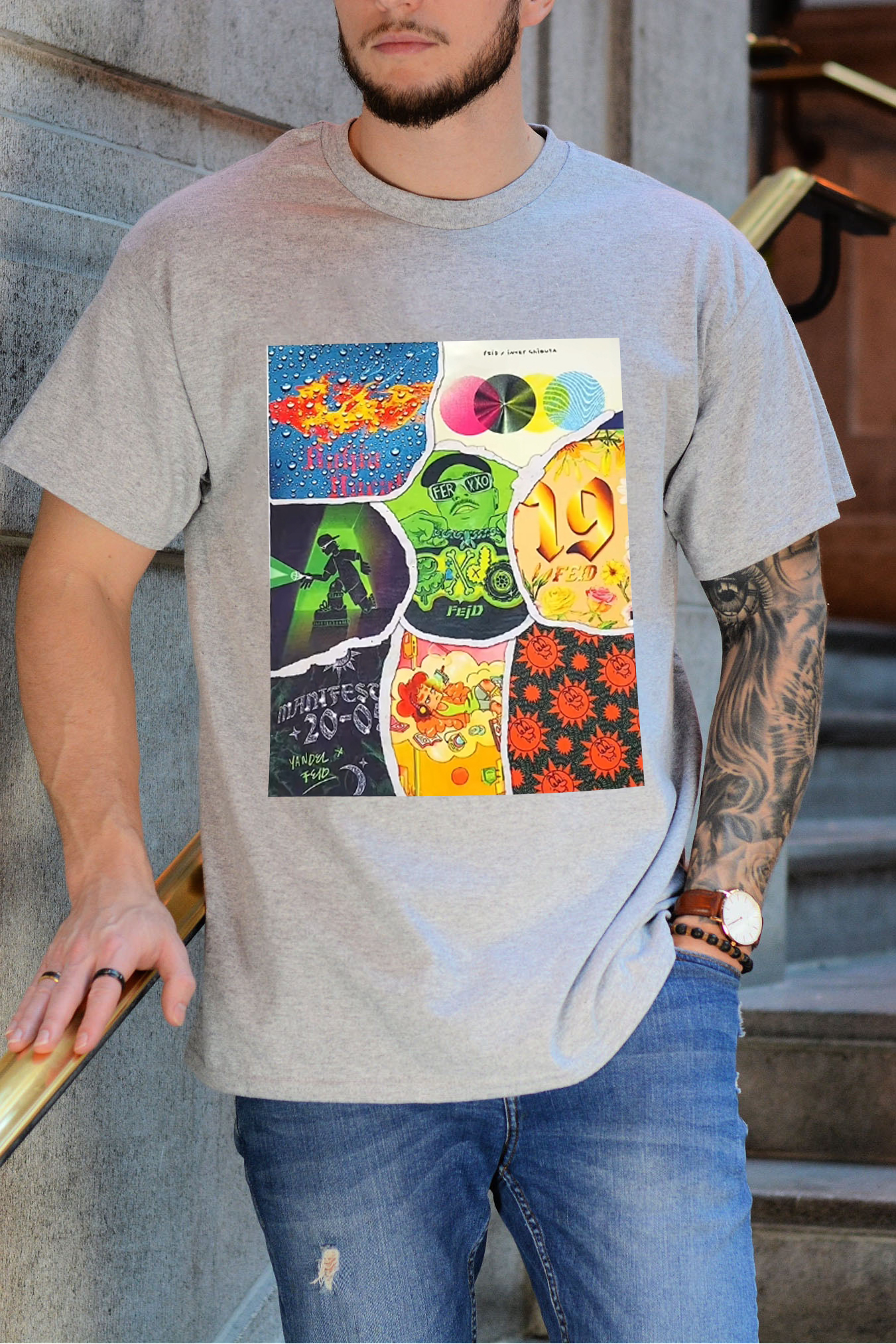 Ferxxo album print men's T-shirt