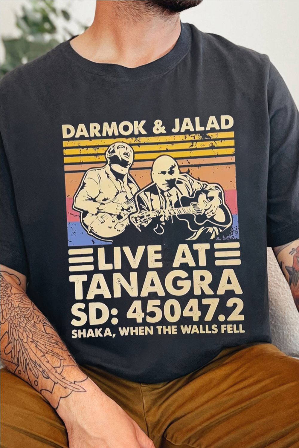 Darmok And Jalad At Tanagra September 1991 Vintage Retro men's t-shirt