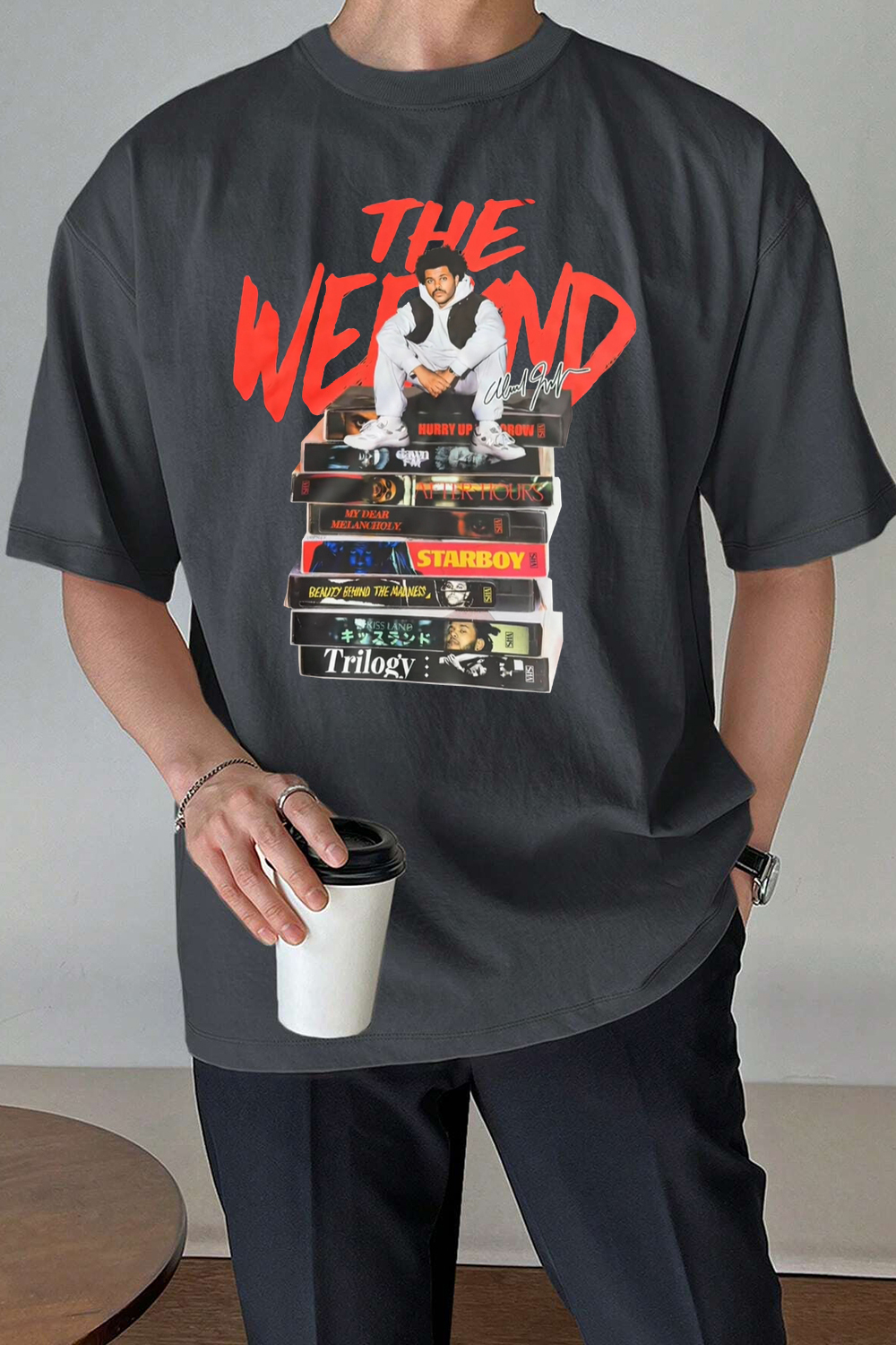 The Weeknd Album Hurry Up Tomorrow Tee For Men