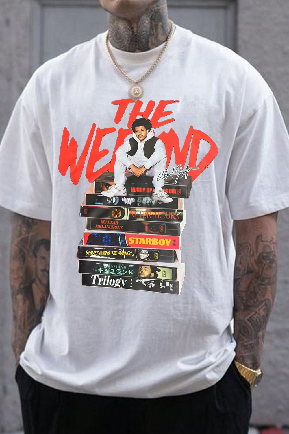 The Weeknd Album Hurry Up Tomorrow Tee For Men