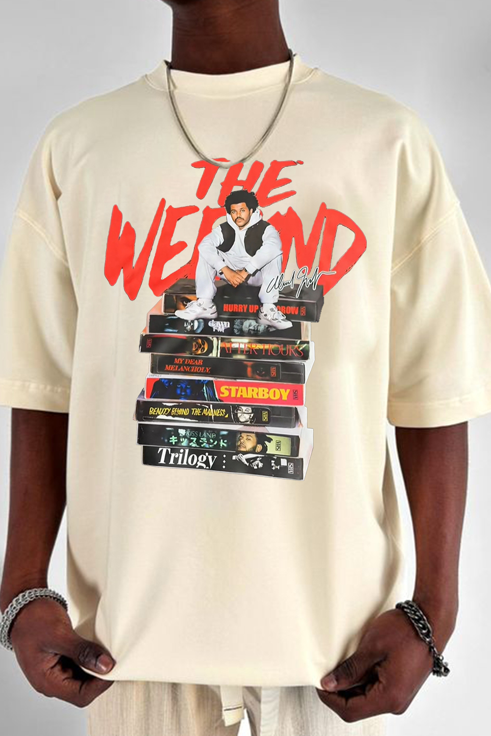 The Weeknd Album Hurry Up Tomorrow Tee For Men
