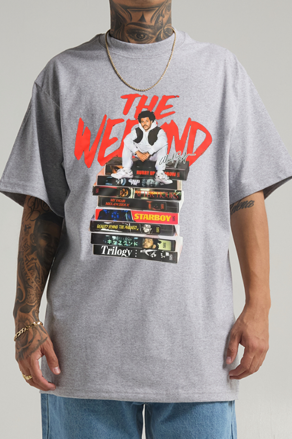 The Weeknd Album Hurry Up Tomorrow Tee For Men