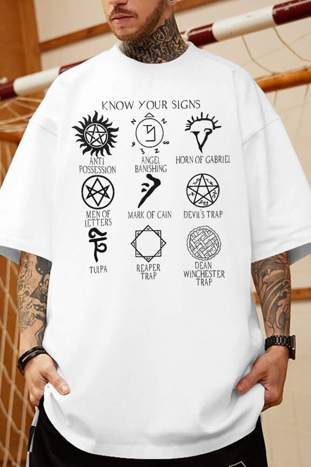 Supernatural symbols tee