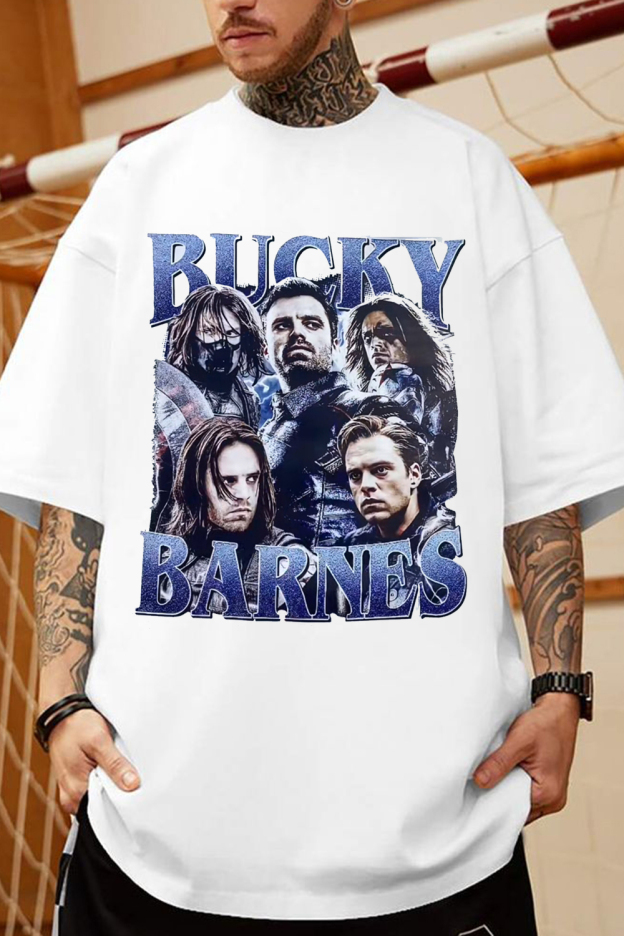 Captain America4 BuckyBarnes men T-Shirt