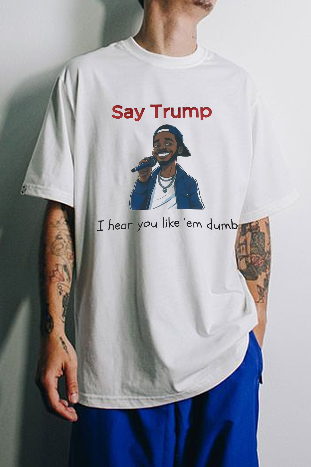 kendrick SAY TRUMP Men T-Shirt