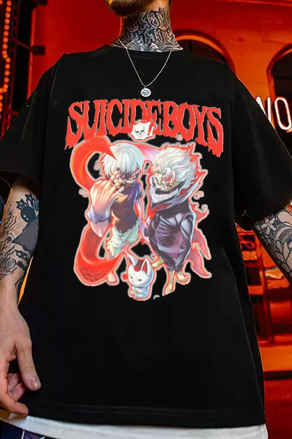 Uicideboy x Dandadan  Men T-Shirt