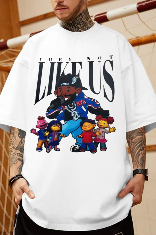 Funny Cartoon They not like us shirts