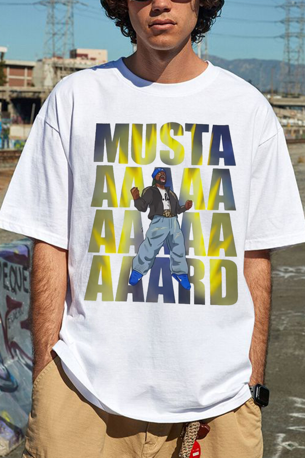 MUSTAAAAAAAAARD T-SHIRT MEN