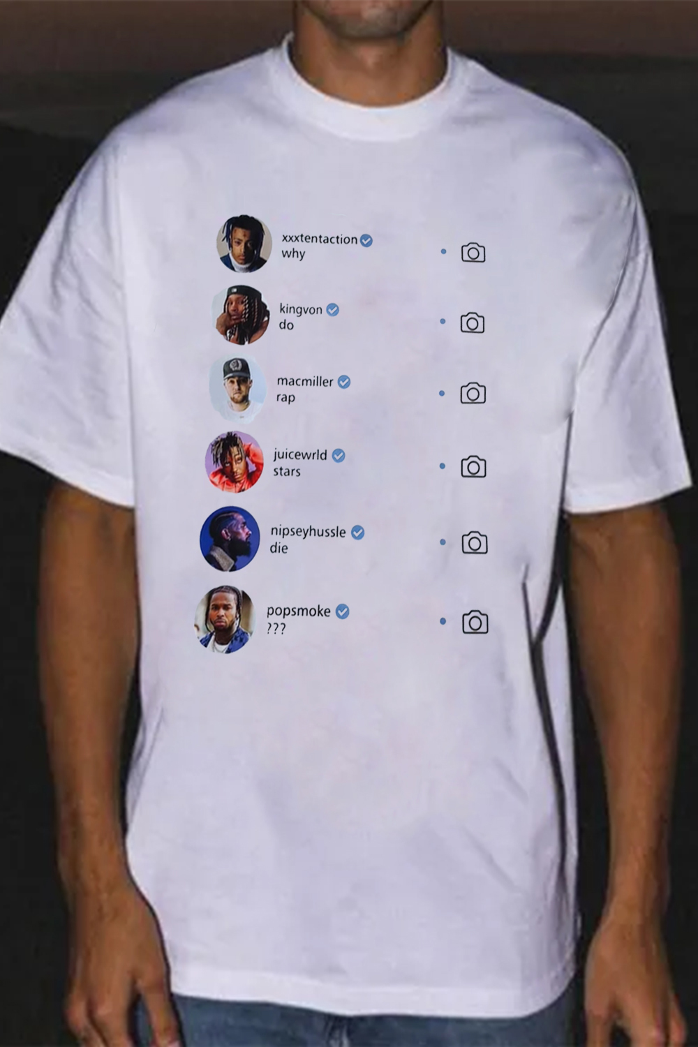 Retro Rapper star men T-SHIRT