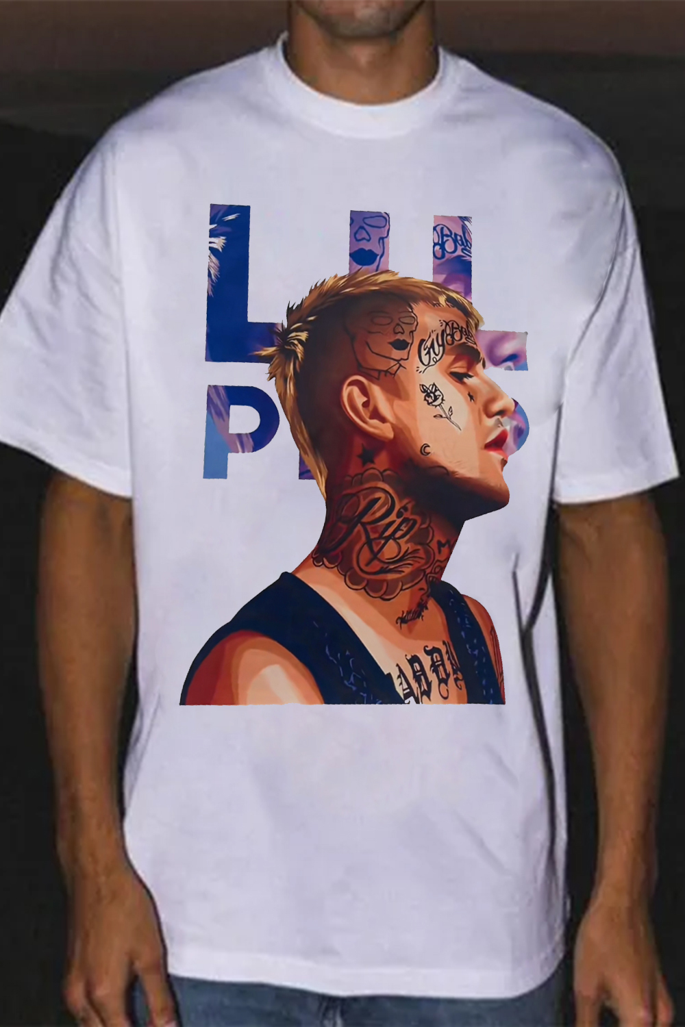 lilpeep men TEE