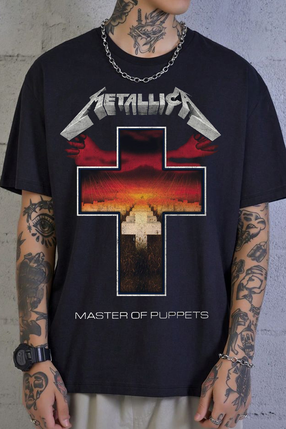 Metallica Cross Men's Short Sleeve T-Shirt