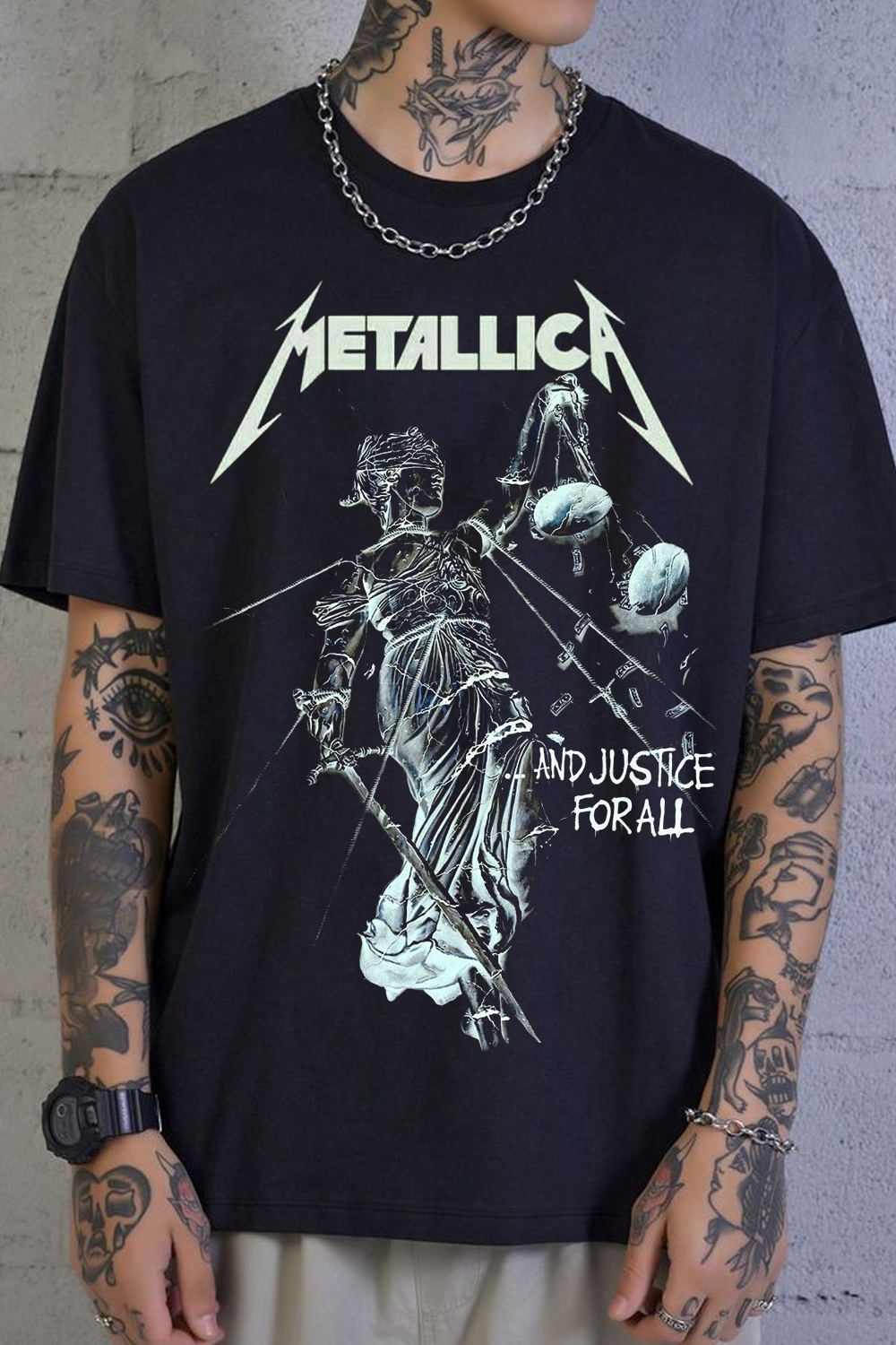 Metallica Dark Short Sleeve T-Shirt