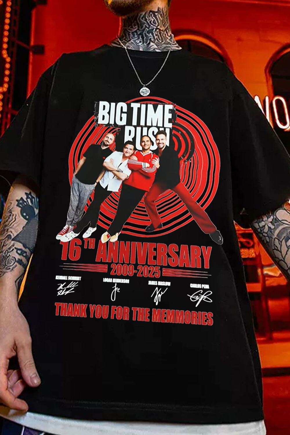 Big Time Rush Tour 2025 TEE