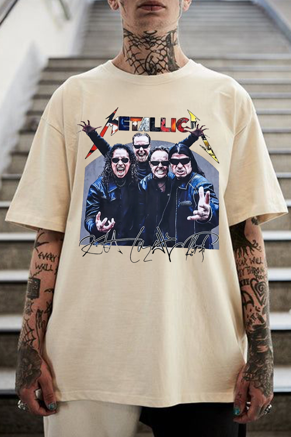 men metallica TEE