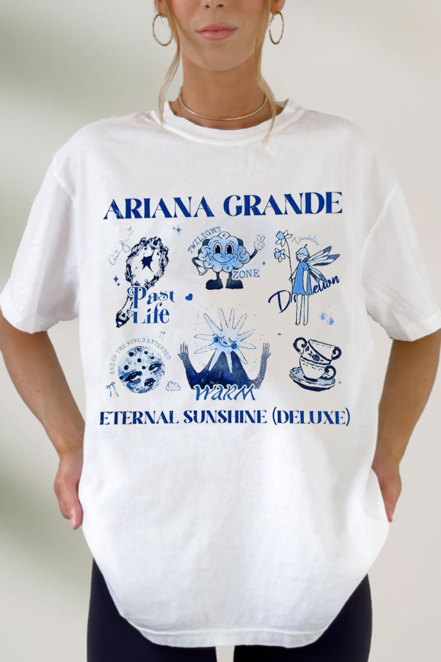 Ariana cute personalized print short-sleeved T-shirt