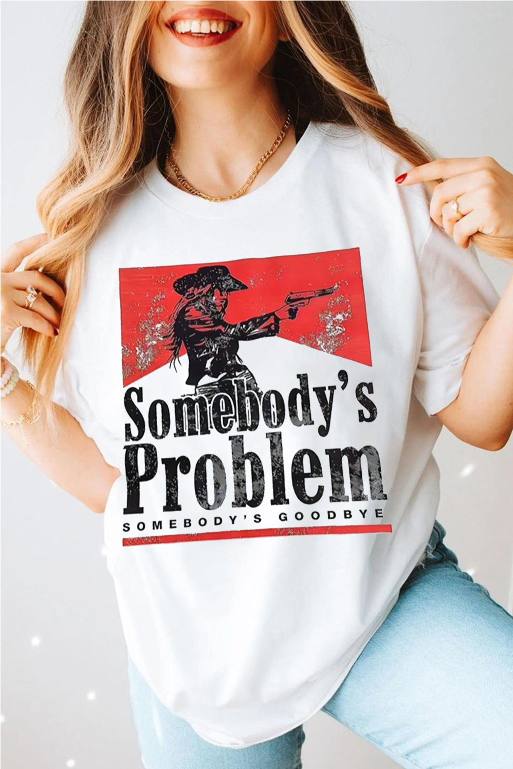 morganwallen somebody problem women's t-shirt