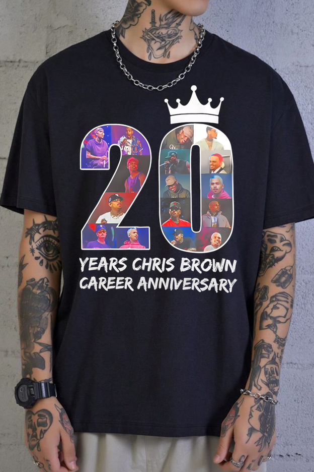 chrisbrownfans20 Print Short Sleeve T-Shirt