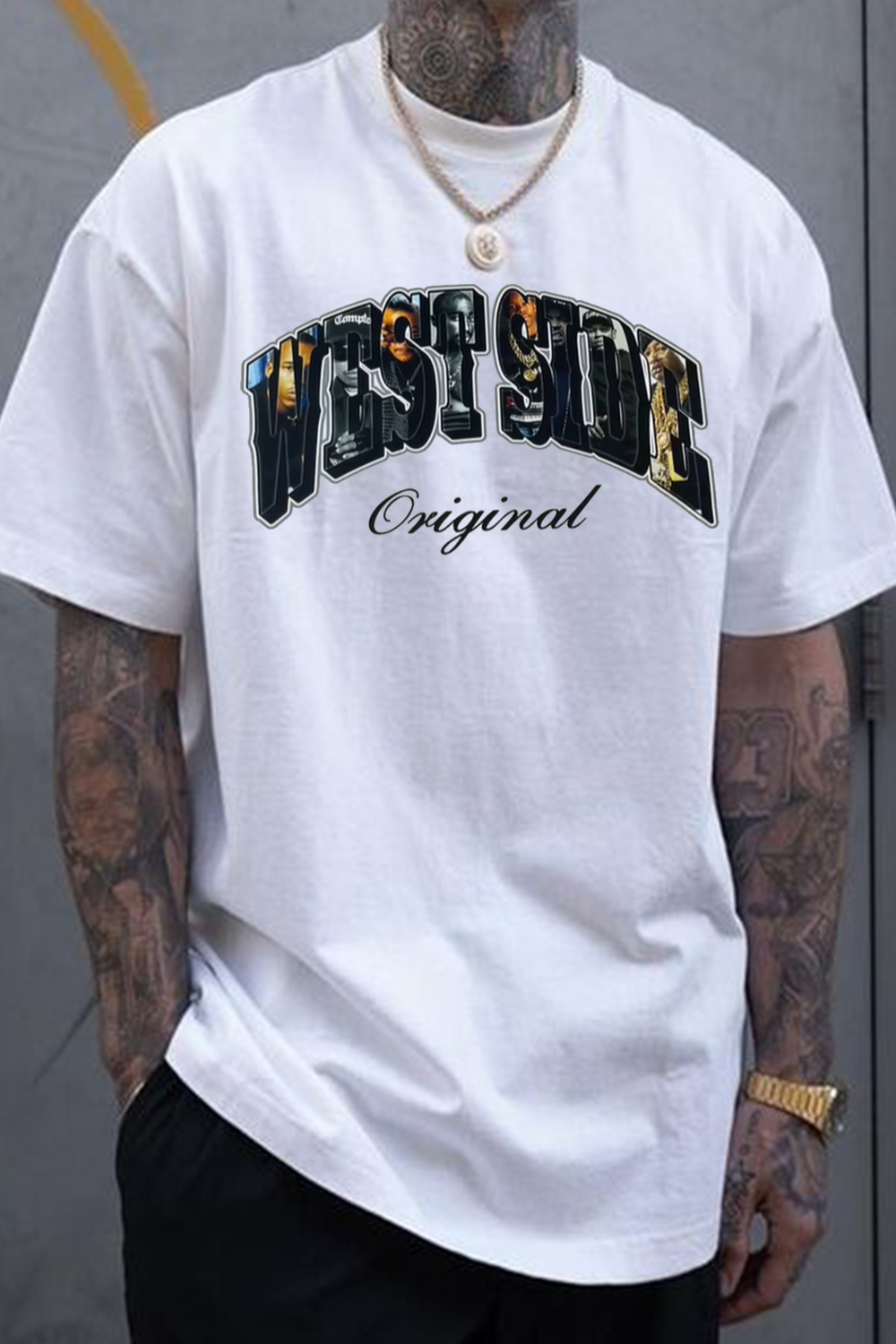 WEST SIDE Print Short Sleeve T-Shirt