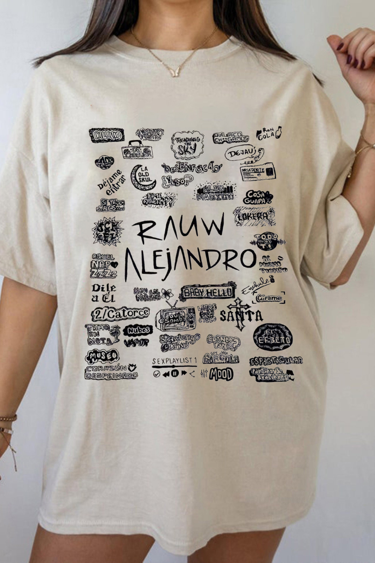 Rauw fan print t-shirt