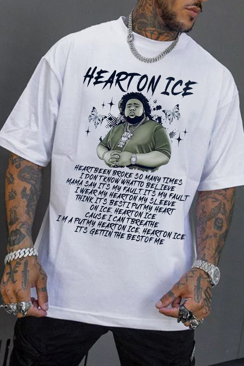 Rod Wave“Heart On Ice”t-shirt