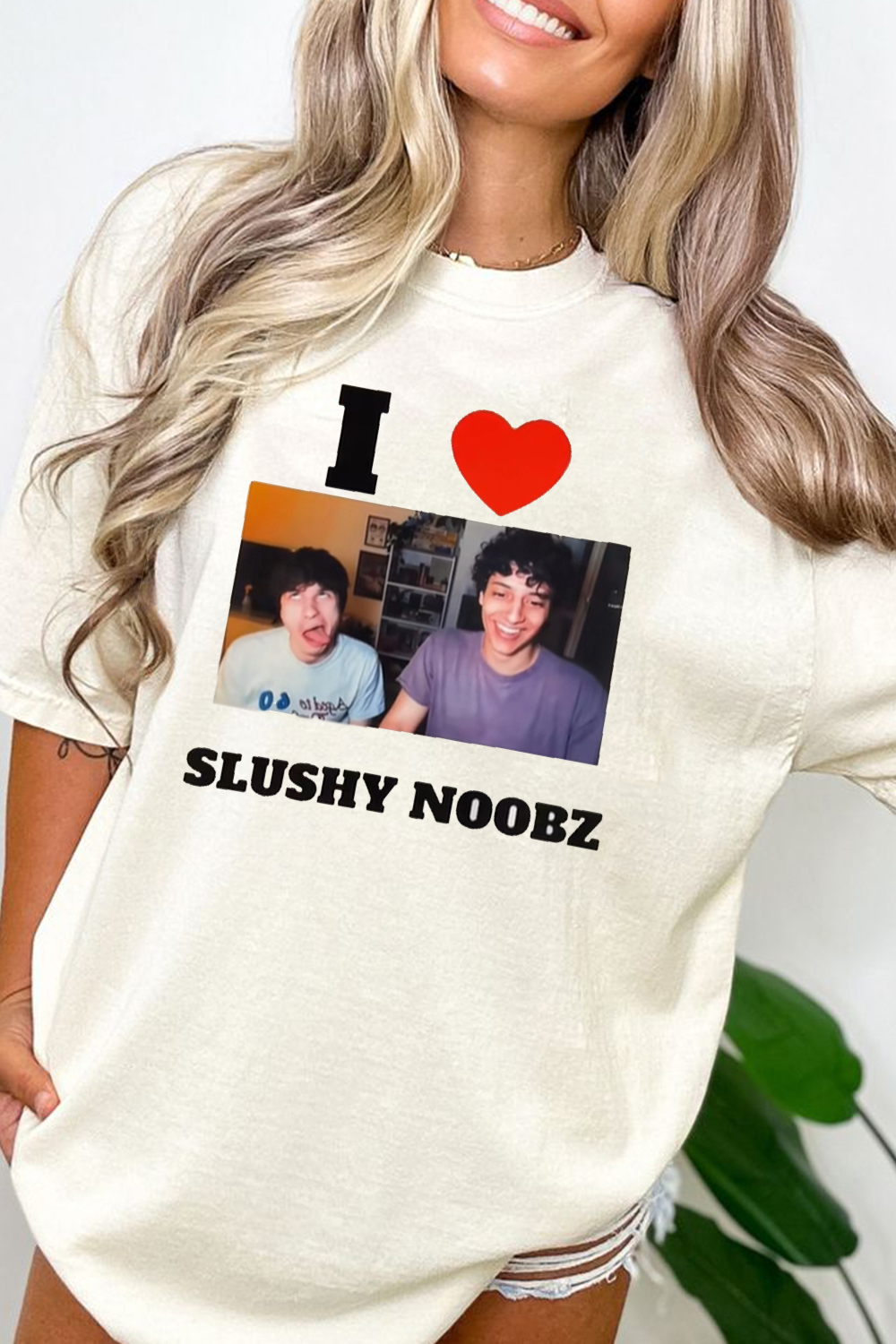 I LOVE SLUSHY NOOBZ  t-shirt