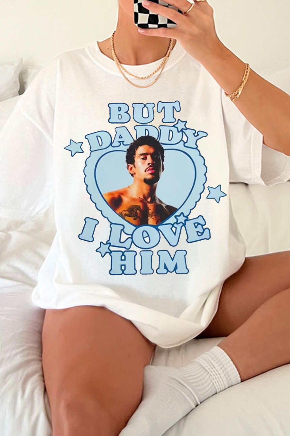 BUT DAD I LOVE HIM -Badbunny shirt