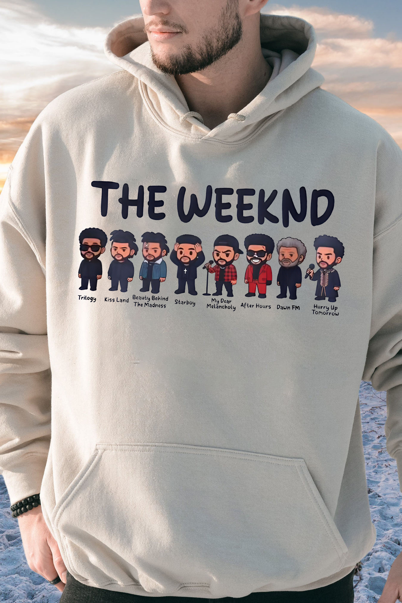 Rock The Weeknd tee and shine brighter