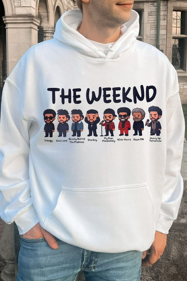 Rock The Weeknd tee and shine brighter
