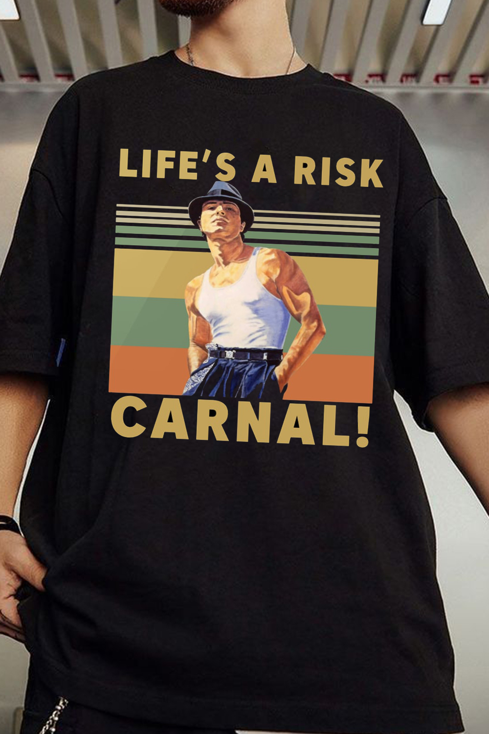 man life vintage TEE