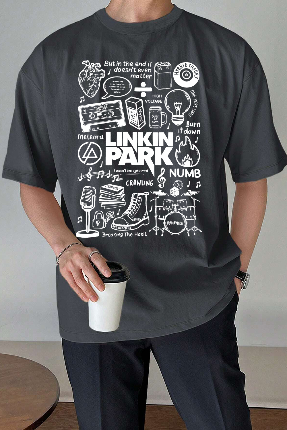 linkinpark album Tee For Men