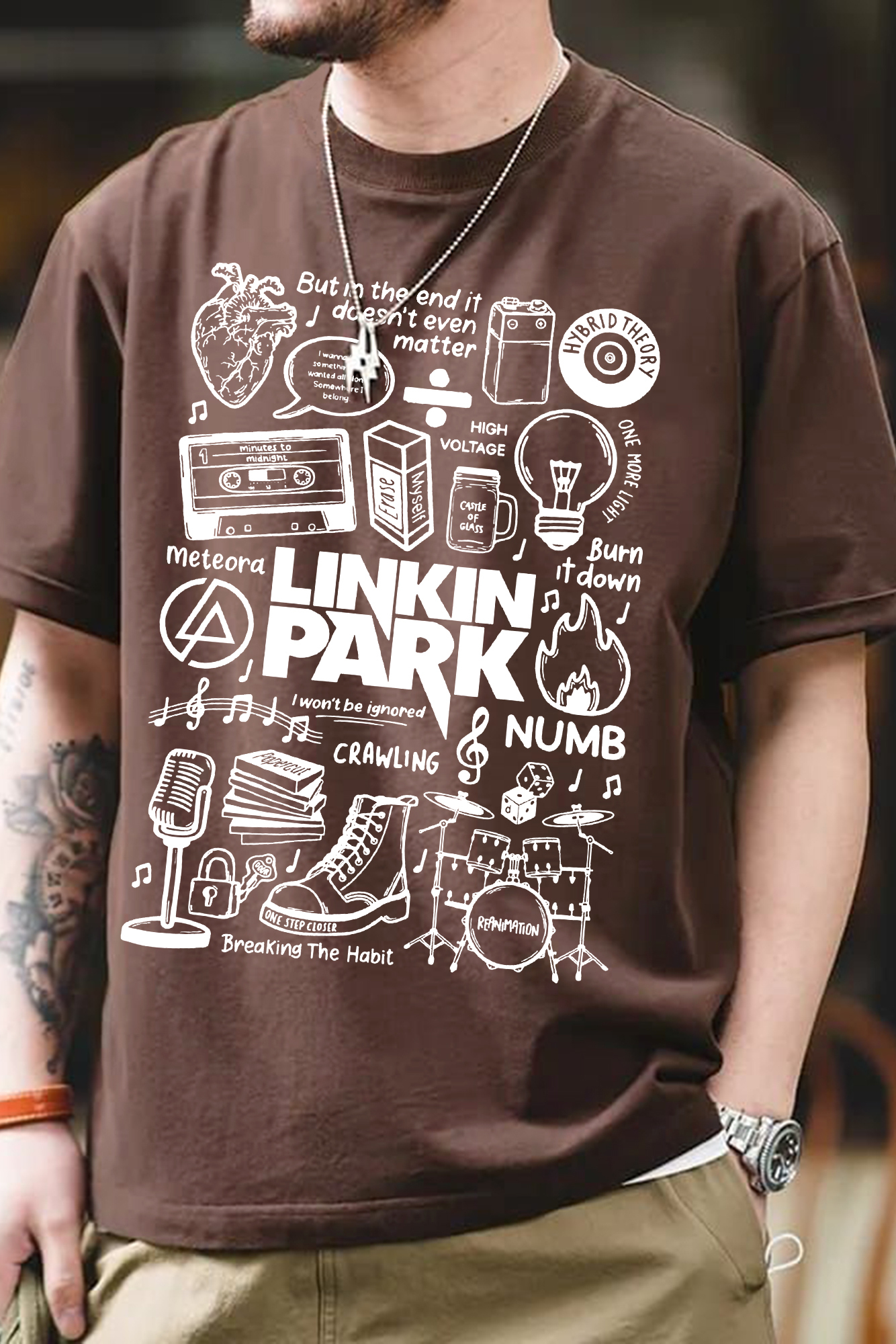 linkinpark album Tee For Men