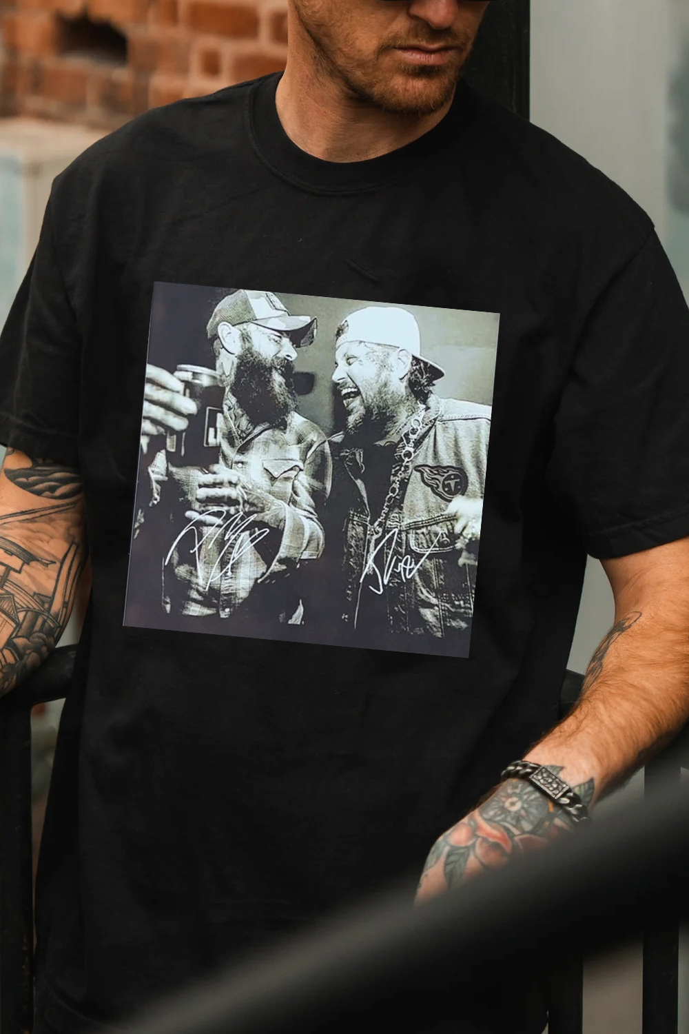 postmalone&jellyroll TEE