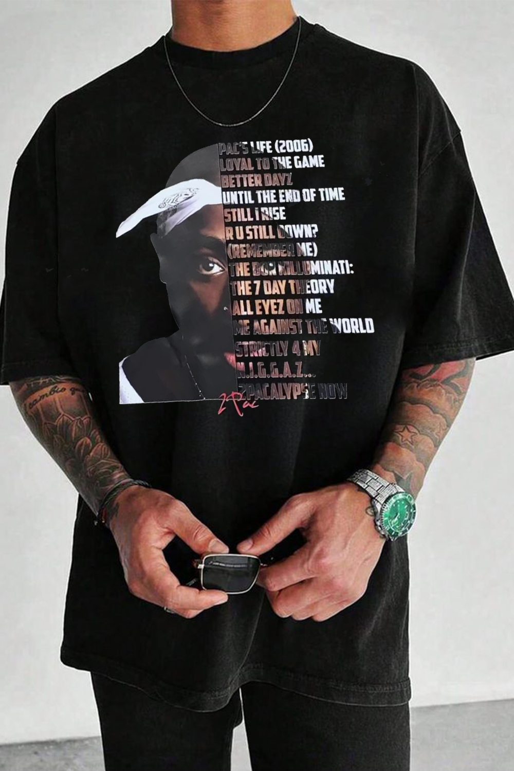 Rap  tupac tee