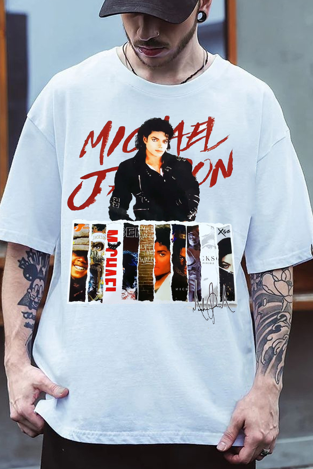 Michaeljackson Retro Poster TEE