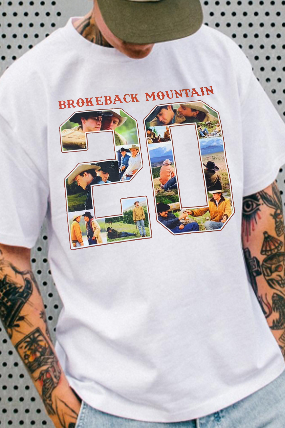 This is 20th anniversary shirt of Brokeback Mountain